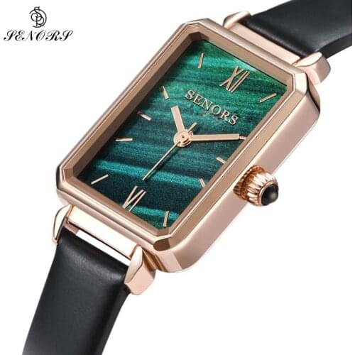SENORS Women's Rectangular Watch