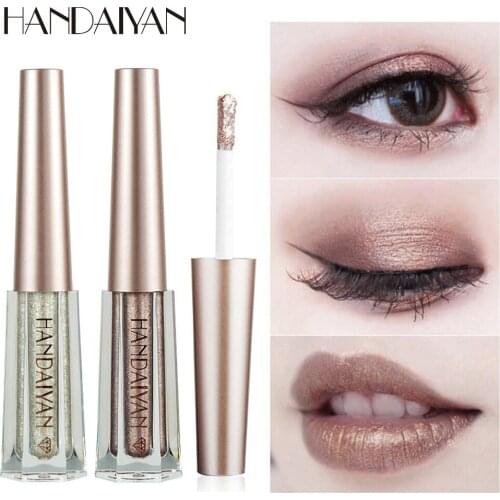 Glitter Eyeshadow Liquid Eyes Makeup Shimmer Eye Shadow Cream Make up Brighten Shine Cosmetics Luminous Pigment Pearly Shadows