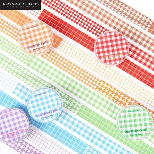 Lattice Theme Washi Tape Set DIY Masking Tape Cute Stickers School Suppliers Stationery Gift Presented By Kevin&sasa Crafts