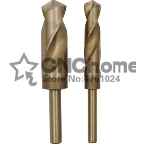 1/2 inch Dia Reduced Shank HSS-CO Twist Drill Bit 14.0mm-30.0mm Blade For Bore Machining (14/15/16/17/18/19/20/22/25/28/30mm)