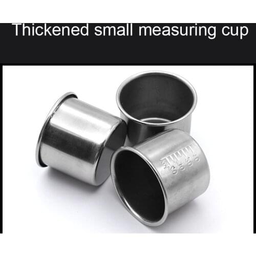 Thick stainless steel medicine small medicine cup liquid measuring cup has a scale 40ml
