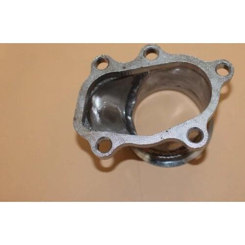 Turbo Downpipe Flange to 3" V Band Conversion Adaptor Fit For Subaru TD04 5 Bolt