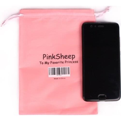 High quality polyester jewelry drawstring bag pouch custom recycled reusable polyester storage and packaging bag