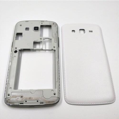 Top Quality Full Housing For Samsung Galaxy Grand 2 II G7102 G7106 G7100 Battery Back Cover Door Rear Cover + Middle Frame