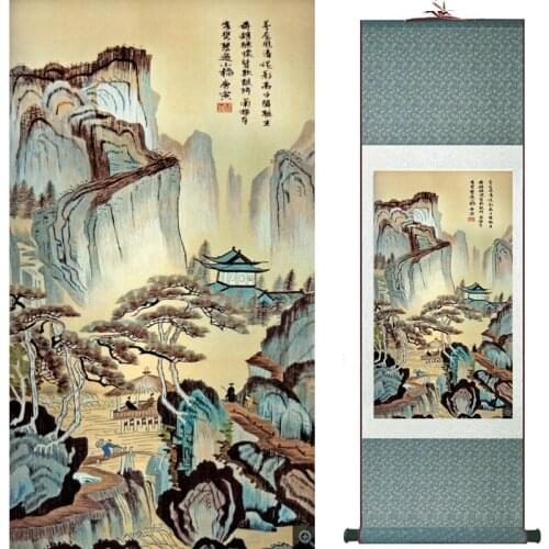 Landscape art painting Super quality traditional Chinese Art Painting Home Office Decoration Chinese painting20190905013