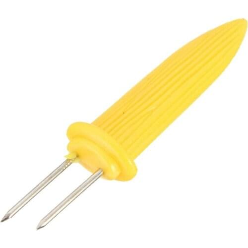 12PCS Corn On The Cob Holders Steel BBQ Prongs Skewers Forks Party Kichen Kichen Tool Accessories R7H2