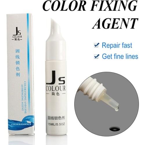 2Pcs Eyebrow Fixed-line Agent Permanent Makeup Assistence Liquid Use for Tattoo Eyebrow Operation Lock Color