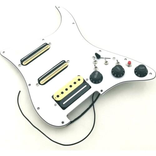 20 style combination Strat Guitar Pickups Super Wiring Assembly Alnico 5 Dual Rail Humbucker Pickups