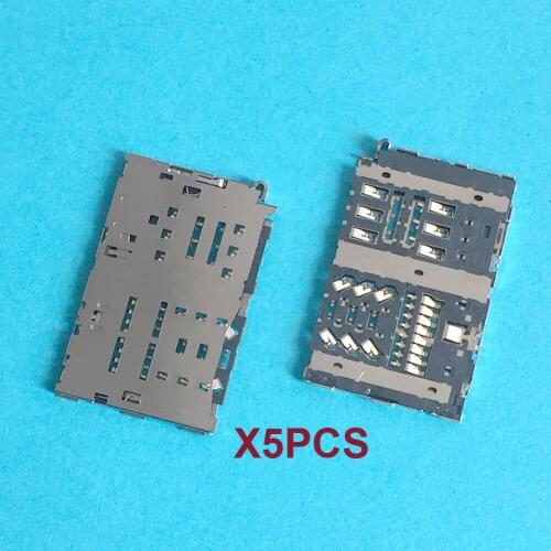 5/10/20/50pcs For LG G5 H850 G6 H870 SIM Card Tray Reader Slot Holder Socket Connector Plug Repair Part
