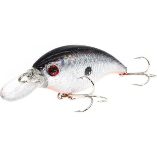 7.5cm 10.5g Black Minnow Wobblers Pike Fishing Lure Artificial Bait Hard Swimbait Mini Crankbaits Fsihing Tackle Lures