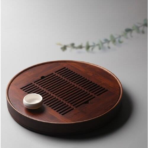 Chinese Style Bamboo Tea Trays Chinese Tea Serving KungFu Tea Trays High Quality Mini Table Water Storage Trays Dry Bubble Table