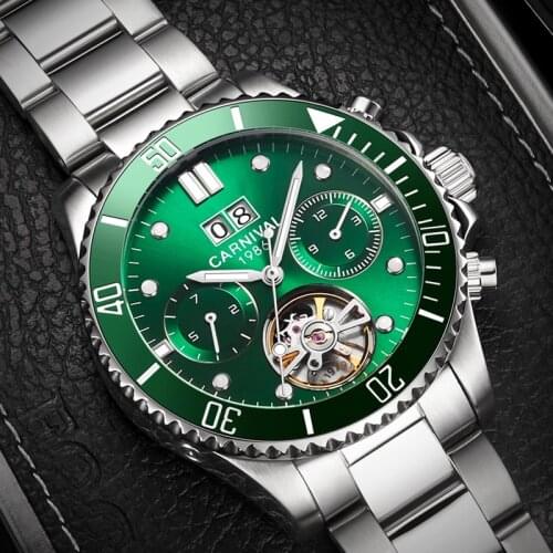 Top Brand Men Watch Luxury Automatic Mechanical Mens Watch Tourbillon Auto Date Watches Men Clock saat erkek kol saati relogio