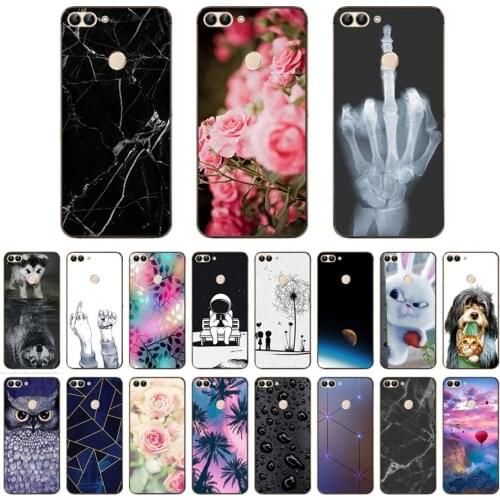 For Huawei Honor 9 Lite Case Fashion silicone Soft TPU Cute Back Cases for Huawei Honor 9 Phone Cover Protective Shells Coque