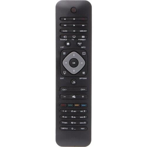 Black Wireless Remote Control Replacement For Philips LCD LED 3D Smart TV