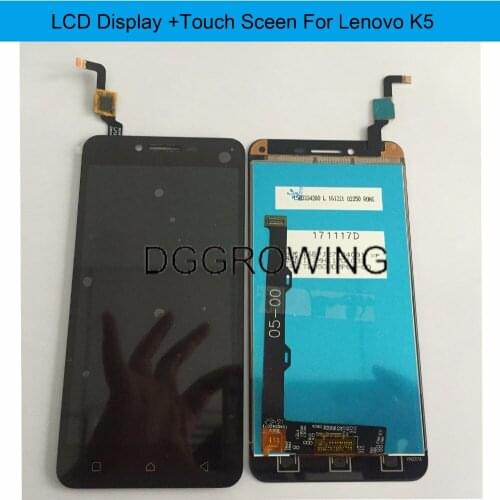 DGGROWING 10 PCS/Lot 100% Testing LCD Display With Touch Screen Digitizer Assembly For Lenovo Vibe k5 A6020 k5+Free Open Tools