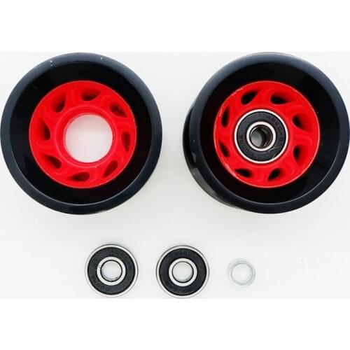58*39 wheel skate accessories speed skate wheel 95A line wheel double row roller skate PU wheel wear resistant skateboard wheel