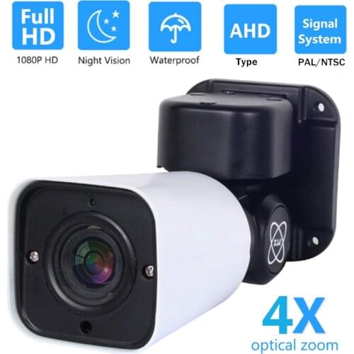 OwlCat Security Camera Outdoor Waterproof PTZ Camera 4X Zoom HD 1080P AHD / TVI / CVI/CVBS CCTV Analog Camera Sony Sensor Bullet
