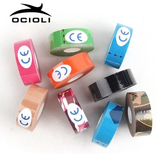 2.5CM*5M Kinesiology Tape Roll Muscle Bandage Sports Cotton Elastic Adhesive Strain Injury Sticke Knee Pads Elbow Brace Support