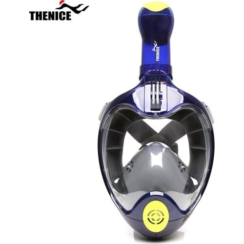 Underwater goggles full face mask oxygen breathing swimming mask men and women scuba snorkeling diving mask swim goggles