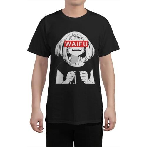 Waifu SENPAI hentai cute girl anime Ahegao hip hop fishing t shirt men top tee