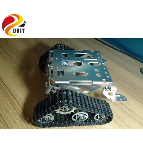 Original Metal Robot Tank Car Chassis Kit Crawler Tracked Vehicle Track Caterpillar Wali DIY RC Toy Experiment Platform