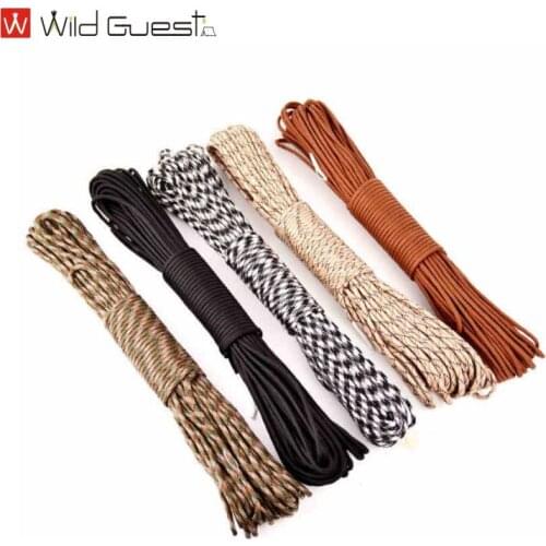 Dia.4mm Paracord 550 Paracord Parachute Cord Lanyard Rope Mil Spec Type III 7 Strand Climbing Camping Survival