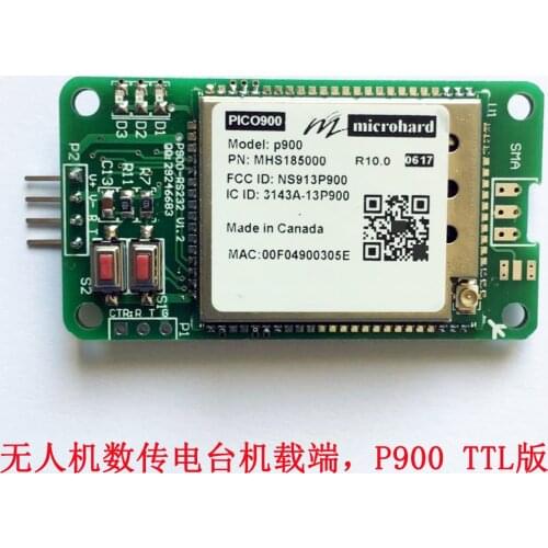 Unmanned Aerial Vehicle Data Radio P900 TTL and RS232 Versions