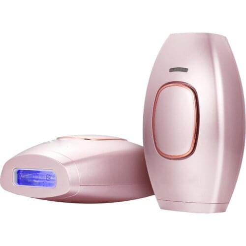 Rose Gold Depilatory Laser Mini Hair Epilator Permanent Hair Removal IPL System 500000 Shot Light Pulses Whole Body Hair Remover