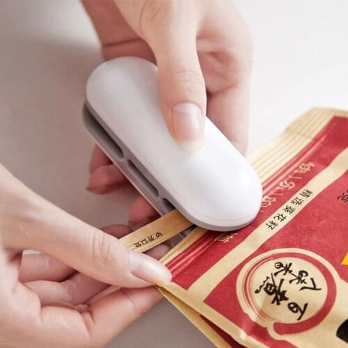 Household Hand Press Sealing Machine Portable Cutting Machine Mini Dual-Use Double-Sided Sealing Snack Plastic Bag Kitchen Tools