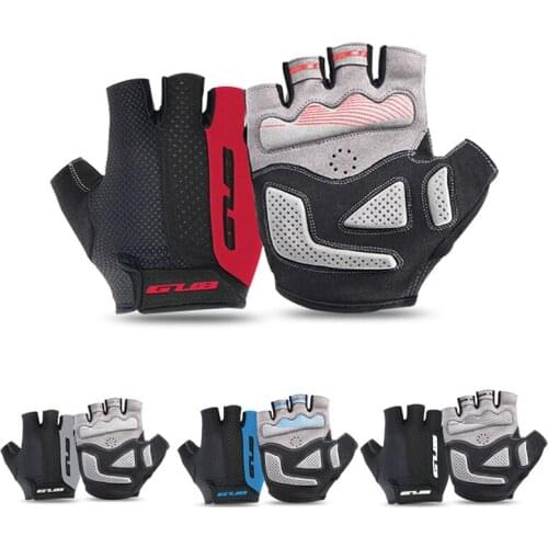 GUB 2099 bicycle half finger gloves with gel man woman summer short gloves unisex