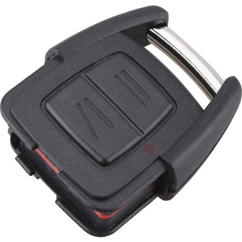 High-Quality Durable Black 2 Buttons Replacement Car Vehicle Key Remote Fob Shell Case C63 No Chip Suitable for Opel