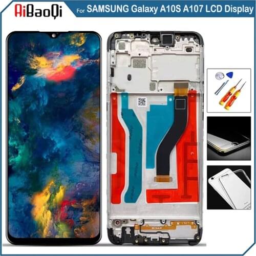 For Samsung Galaxy A10S A107 LCD Display Screen Touch Digitizer Assembly For Galaxy A107/DS A107F A107FD A107M With Frame