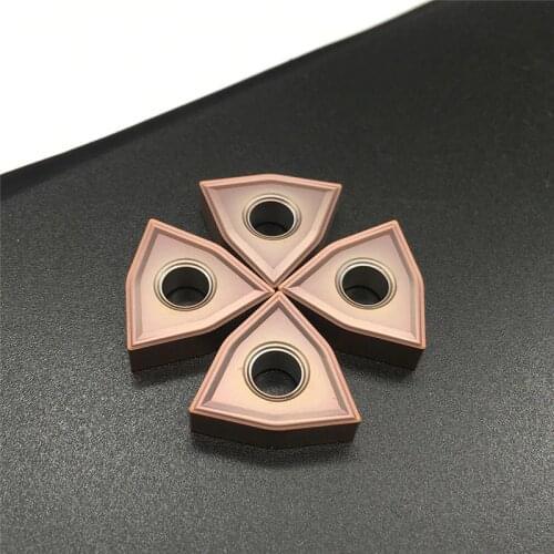 10PCS WNMG080404 MS VP15TF WNMG431 Carbide Inserts External Turning Tool High Quality CNC Lathe Cutter Tools For MWLNR/L Holder