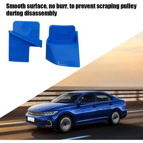 2 pcs Stretch Auxiliary Aux Belt Removal Installer Tool Set Automobile Ribbed Drive Belt Remover Installation Aid 49.7*32.5mm