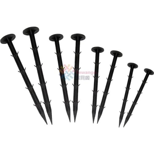 20Pcs Grass Proof Cloth Ground Nail Agriculture Lengthen And Thicken Black Fixed Tools Greenhouse Film Weeding Shade Net Holder