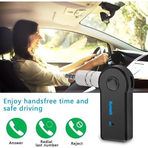 3.5mm Handsfree Wireless Car Bluetooth Adapter Car Bluetooth Car Kit Receiver Aux Car Bluetooth Audio Receiver Converter Speaker