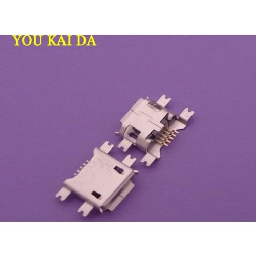 50pcs/lot Micro mini 5pin USB Connector Jack Charging port Socket For ZTE 760 V880 N880S U880 Huawei 8650 Blackberry 8900