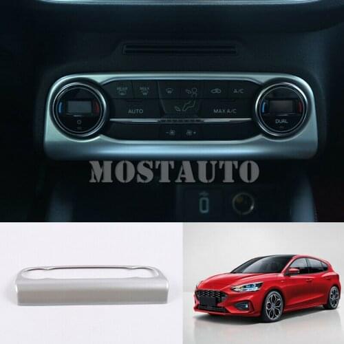 For Ford Focus Accessories 2019-2020 Matt Air Condition Adjust Vent Outlet Cover 1pcs Car Accessories Interior Car Decor