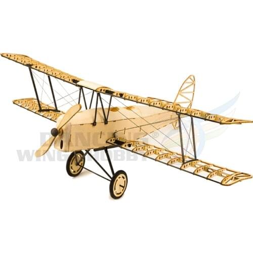 Balsa Wood Tiger Moth Aircraft Model Laser Cut Woodcraft Construction Kit DIY 3D Wooden Puzzle Building Toys for Self Assembly