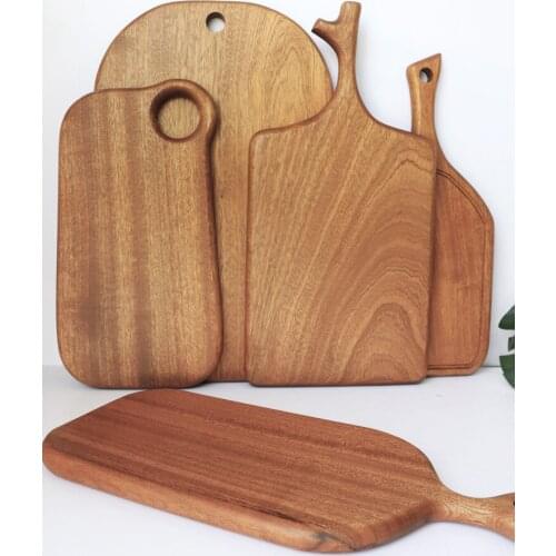 Solid wood cutting chopping board food supplement board pizza bread board ebony wood cutting board household fruit cutting board