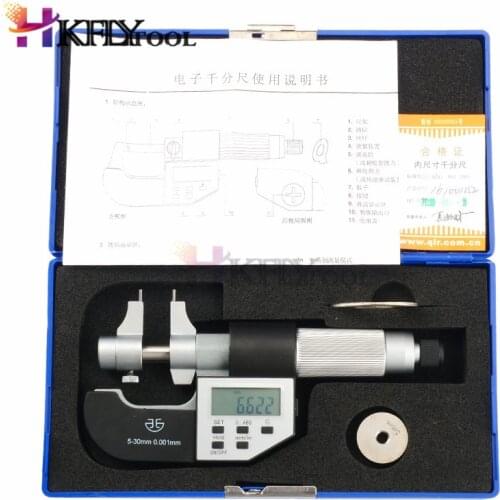 Xibei brand Electronic digital inside micrometer caliper gauge 5-30mm 0.001mm Electronic Caliper Precision Measuring Tool