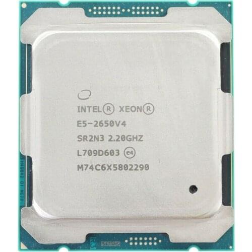 Intel Xeon E5 2650 V4 E5-2650V4 Processor SR2N3 2.2GHz Twelve nuclei 30M LGA 2011-3 CPU
