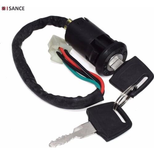 ISANCE New Key Ignition Switch For ATV Scooter Dirt Motorcycle 50cc 90cc 110cc 125cc