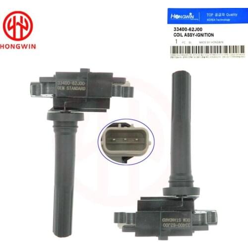 2 PCS Set 33400-62J00,3340062J00 Ignition Coils For Suzuki Alto Baleno Carry Ignis Liana Swift SX4 Wagon Chevrolet Tracker