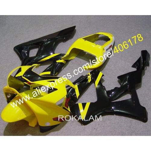 Customized For Honda CBR929RR 00 01 CBR 929 929RR 900RR Yellow Black White CBR900RR Fairings Kit (Injection Molding)