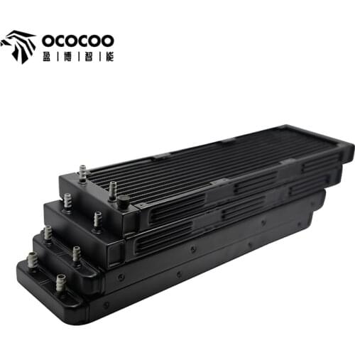 OCOCOO 240 360 Aluminum CPU Water Cooler Radiator Professional Water Cooling Radiator Factory Direct Computer DIY Water Cooler