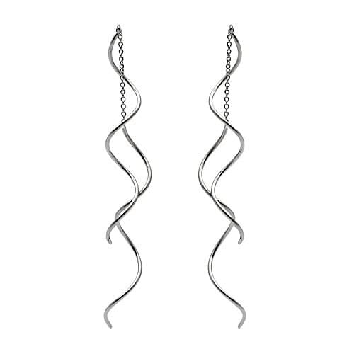DANS ELEMENT Hot Sale Top Quality Simple Spiral Ear Line Fashion Earrings Jewelry For Women Valentines Gift Wholesale DE21573