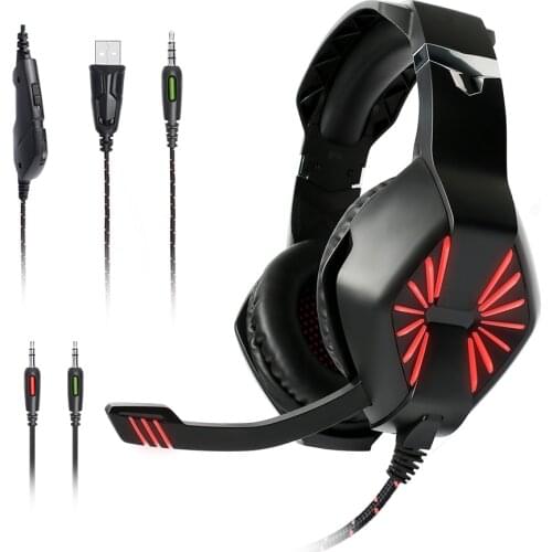 Hot selling noise cancelling wired pc gaming headset