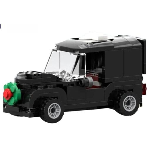 MOC-17019 Winter Village Classic Car Christmas Winter Village Citys Winter Sets Building Blocks Santa Claus Figures Bricks Toys