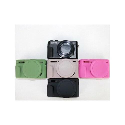 Digital Camera Nice Soft Silicone Rubber Camera Protective Body Cover Case Skin Lens bag for Canon G7XII G7X mark 2 G7X II